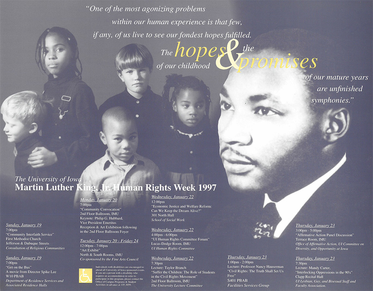 1997 MLK Jr Poster